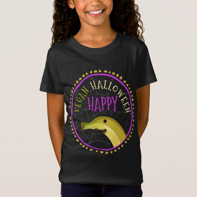 Fruitarian Vegetarians Vegans Halloween C T Shirt (Framsida)