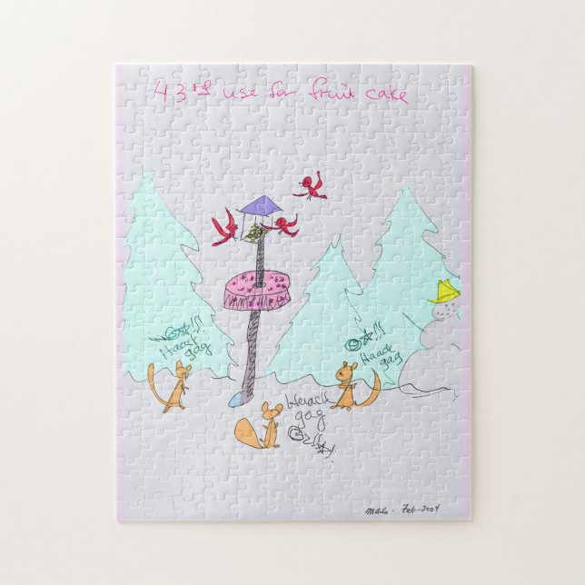 Fruitcake…, 11 x 14 flytta sig mycket långsamt att pussel (Vertikal)