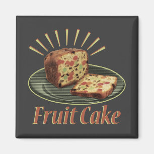 Fruitcakefrukttårta Magnet