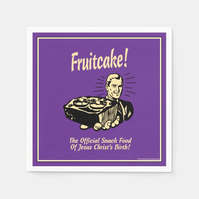 Fruitkaka! Jesus föda Pappersservett (Framsidan)
