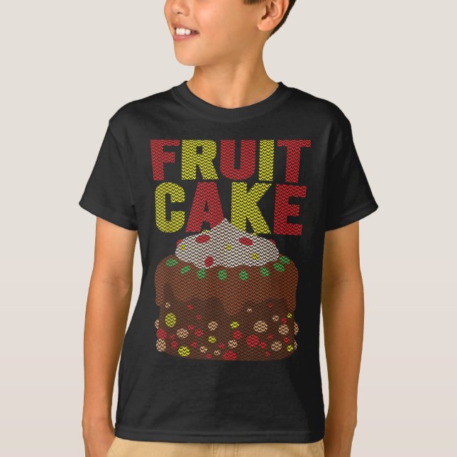 Fruitkaka - luddig jul t shirt (Framsida)