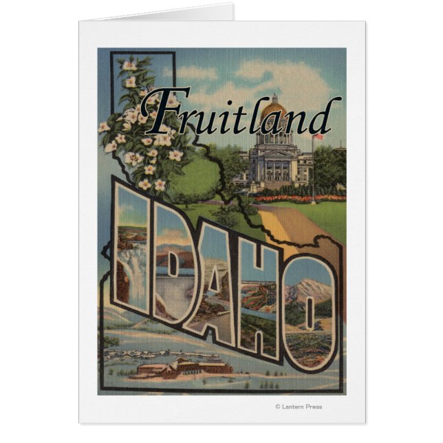 Fruitland, Idaho - Stora Brev-Scenes Hälsningskort (Framsidan)