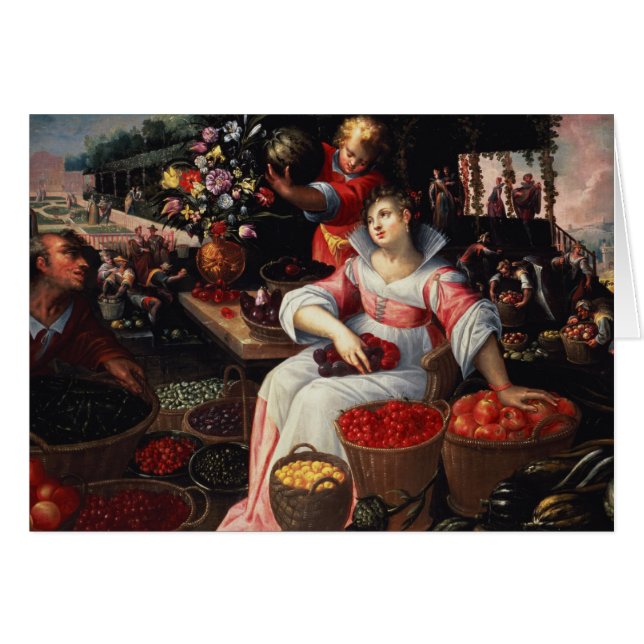 Fruitmarket 1590 hälsningskort (Framsidan Horizontal)