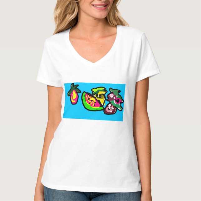 Fruits art fun  t shirt (Framsida)