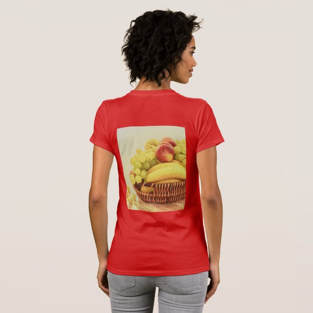 "Fruits Basket" Cute Photo. Köp nu T Shirt (Hel baksida)