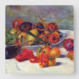 Fruits du Midi Fyrkantig Klocka