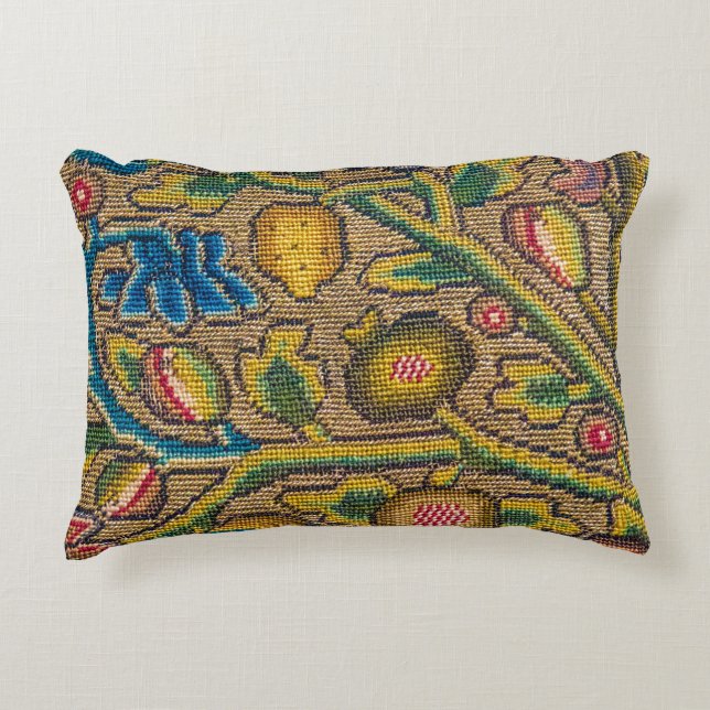 Fruits forest jacquard pillow prydnadskudde (Framsidan)