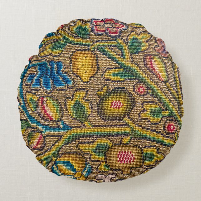 Fruits forest pillow rund kudde (Framsidan)