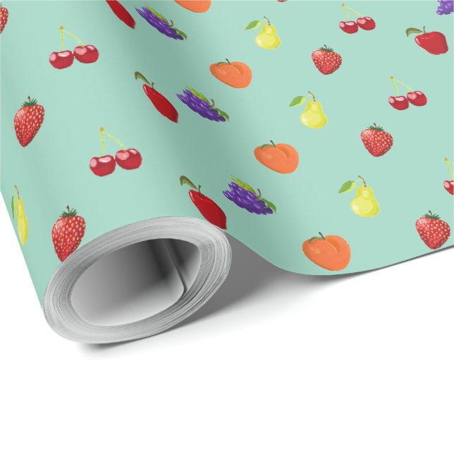 Fruits Presentpapper (Rulle Hörn)