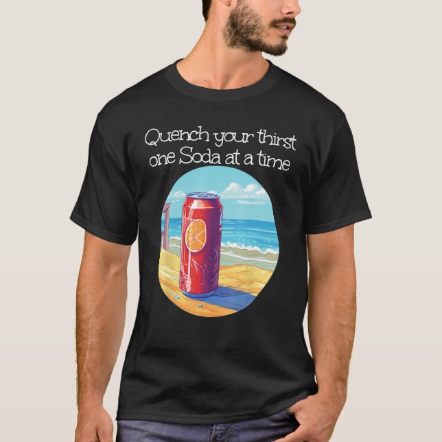 Fruity Adventures with Sea View for Soda T Shirt (Framsida)