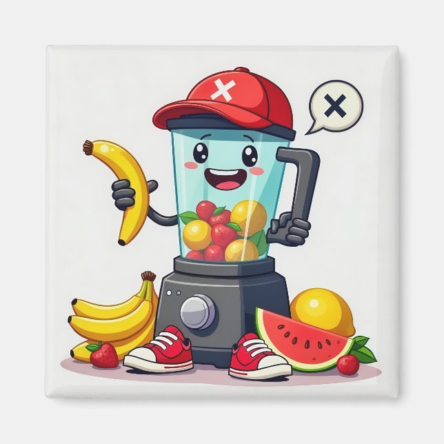 Fruity Fun Blender Buddy Magnet (Framsidan)