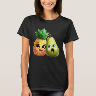 Fruity Love  Pear and Pineapple in Love T Shirt
