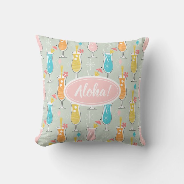 Fruity Tiki Beverages Kudde (Framsida)