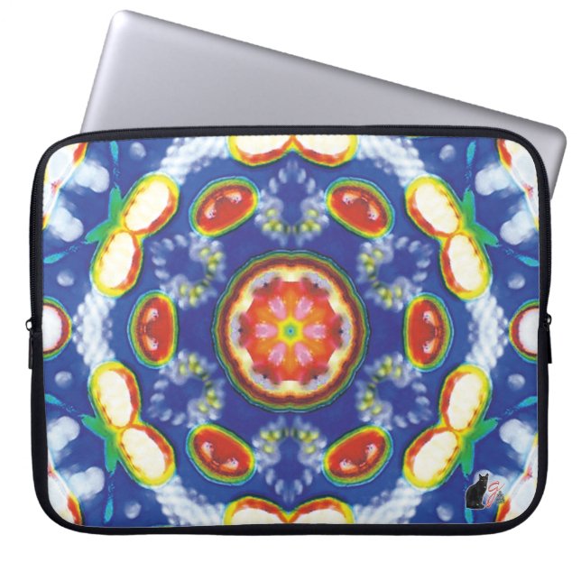 FruityTooty Kaleidoscope Laptop sleeve (Framsidan)