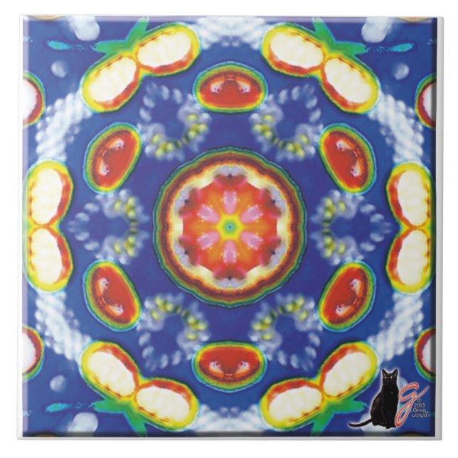 FruityTooty Kaleidoscope Tile Kakelplatta (Framsidan)