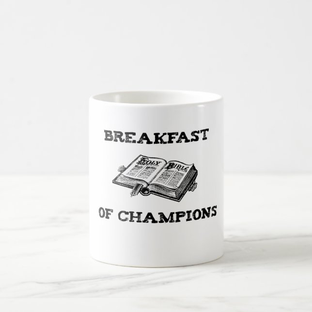 Frukost av mästaremuggen kaffemugg (Center)