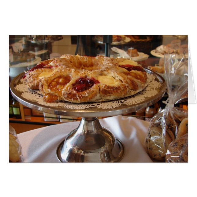 Frukost Goodies Hälsningskort (Framsidan Horizontal)