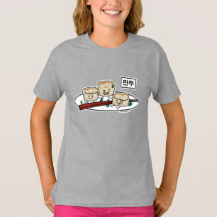Frukost hangul för summa Mandu för koreansk klimp T Shirt