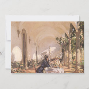 Frukost i loggian av John Singer Sargent