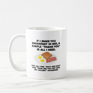 Frukost i Sängen Rolig Mugg