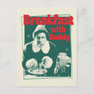 Frukost med Buddy Helg Vykort
