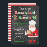Frukost med Santa Chalkboard Stil Inbjudningar<br><div class="desc">Den här roligten och den här festen med inbjudan till Santa Chalkboard Stil är perfekt till en frukost med jultemat! Den här designen har en bakgrund i stil, en ljus julklapp i brev och en fin julklapp i färg mönster och en fin Jultomten som håller en stapel av pannkakor och...</div>