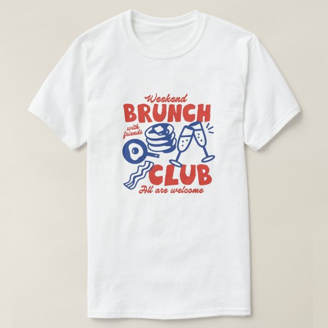 Frukost med vänner grafik  t shirt (Design framsida)