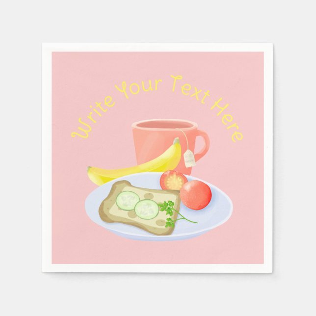 Frukost Pappersservett (Framsidan)