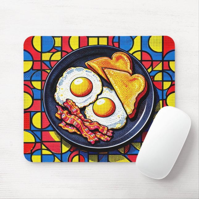 Frukost Pop Art Musmatta (Med mus)