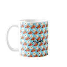 Frukostbacon och ägg