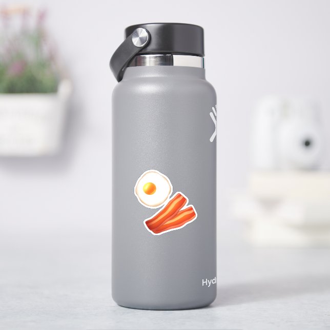 Frukostbacon och ägg klistermärken (HydroFlask)