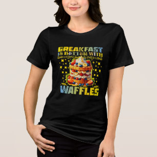 frukosten är bättre med våfflor t shirt