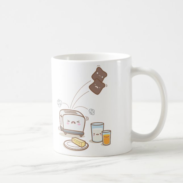 Frukosten är den fördärvade muggen kaffemugg (Höger)