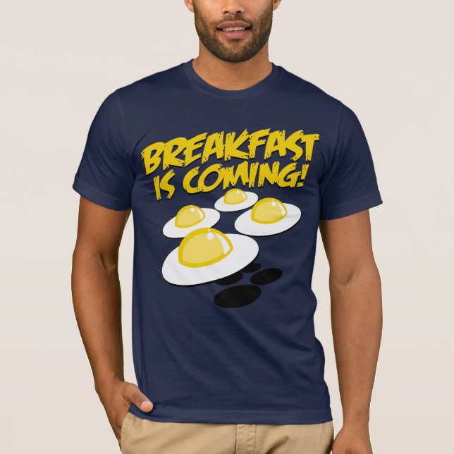 Frukosten är kommande! tee shirt (Framsida)