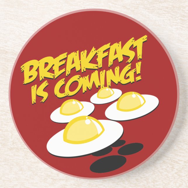 Frukosten är kommande! underlägg sandsten (Framsidan)