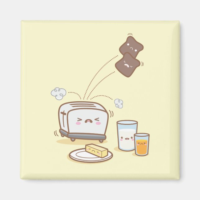 Frukosten är ruinerad magnet (Framsidan)