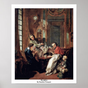 Frukosten av Boucher François Poster