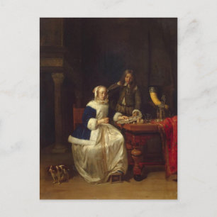 Frukosten av Gabriel Metsu Vykort