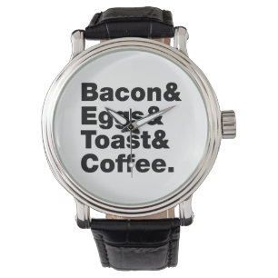Frukosten (Bacon & Eggs & Toast & Coffee) Armbandsur