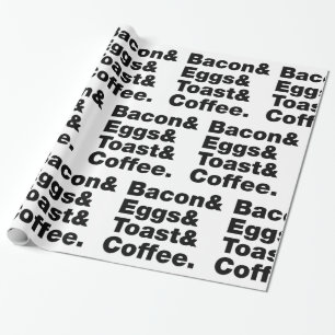 Frukosten (Bacon & Eggs & Toast & Coffee) Presentpapper