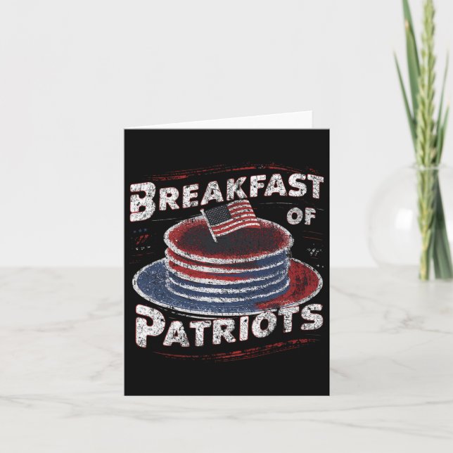 Frukosten för patrioterna Pancake American Cake 4: Kort (Framsida)
