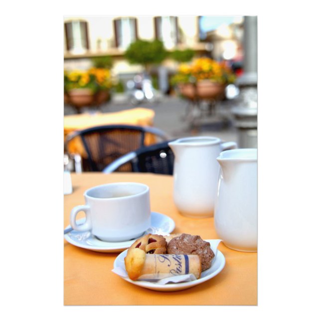 Frukosten har betjänats fototryck (Framsidan)