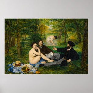 Frukosten i det gröna av Édouard Manet Poster