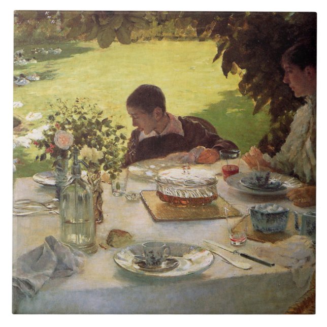 Frukosten i Garden Kakelplatta (Framsidan)