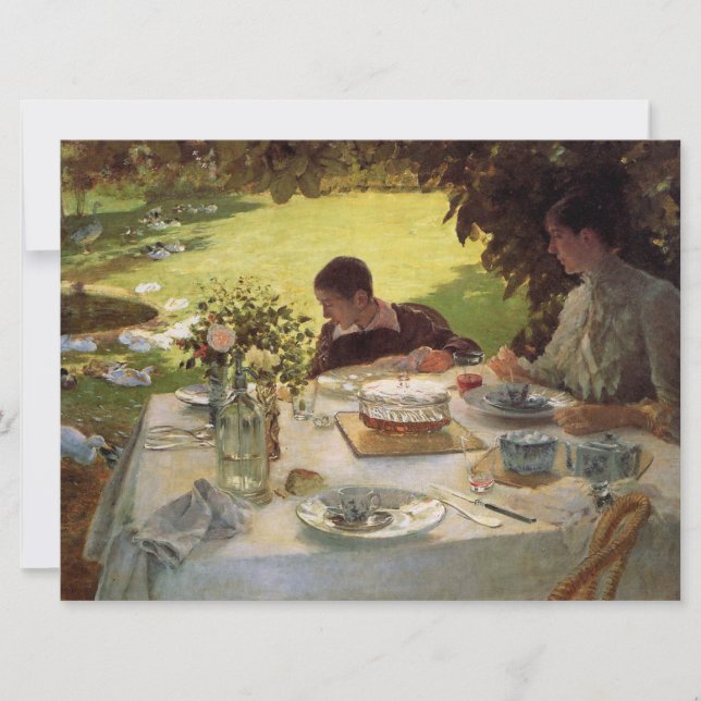 Frukosten i Garden Kort (Framsida)