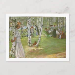 Frukosten i öppningen av Carl Larsson Vykort