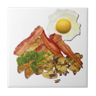 Frukosten landskap kakelplatta