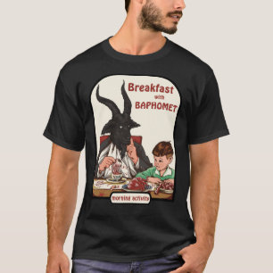 Frukosten med Baphomet First Version Premium T-Sh T Shirt