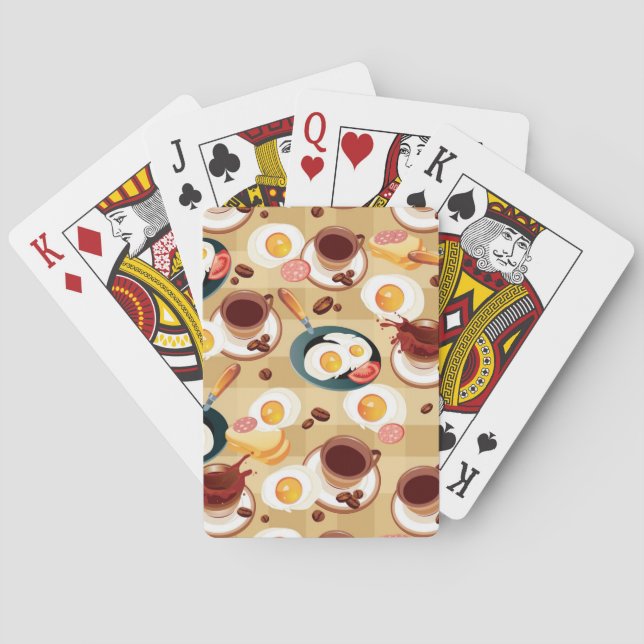 Frukosten Mönster 3 Casinokort (Baksidan)