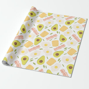 Frukosten Mönster Presentpapper